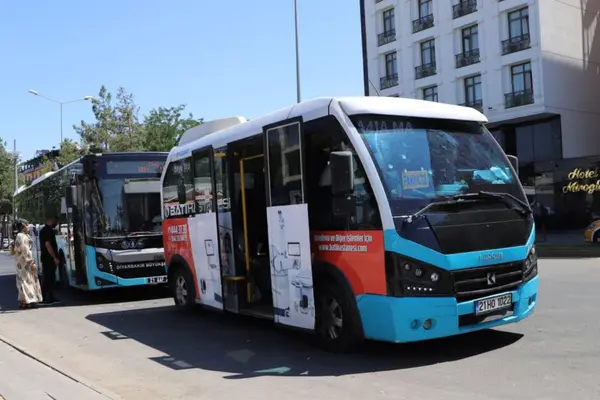 Public transport vehicles in Diyarbakır